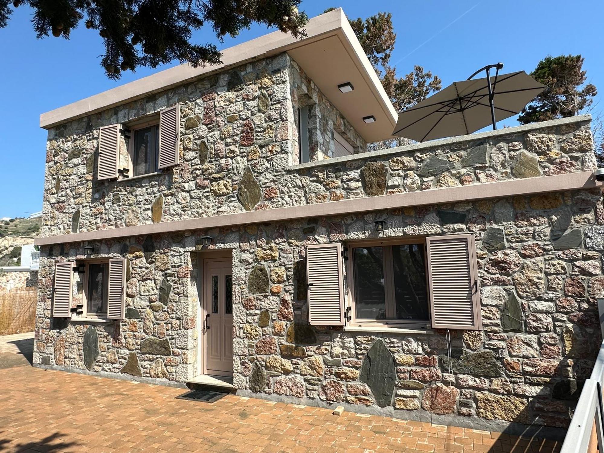 Anemos Villa Stegna Archangelos  Bagian luar foto